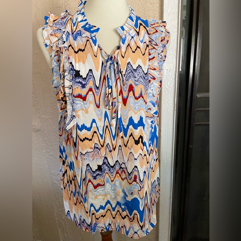Sleeveless Ruffle Top - Picture 4 of 7